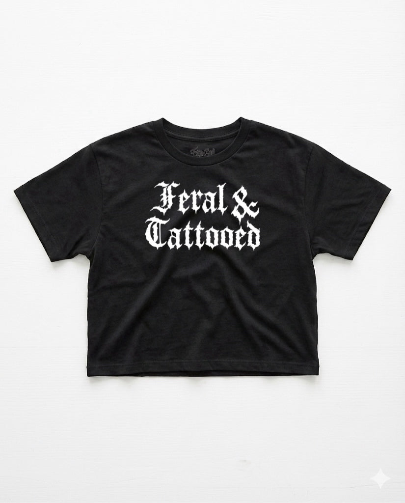 Feral & Tattooed Crop top