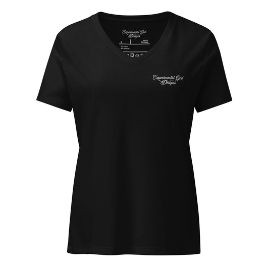 Women’s “Hexerei” relaxed v-neck t-shirt